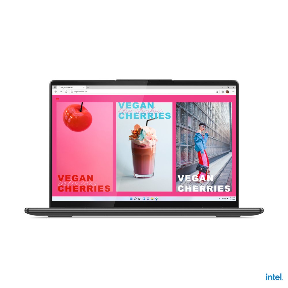 Lenovo Yoga 7 14IAL7 Intel® Core™ i5 i5-1235U Hybrid (2-in-1) 35.6 cm (14") Touchscreen 2.2K 8 GB LPDDR5-SDRAM 512 GB SSD Wi-Fi 6E (802.11ax) Windows 11 Home UK English Grey