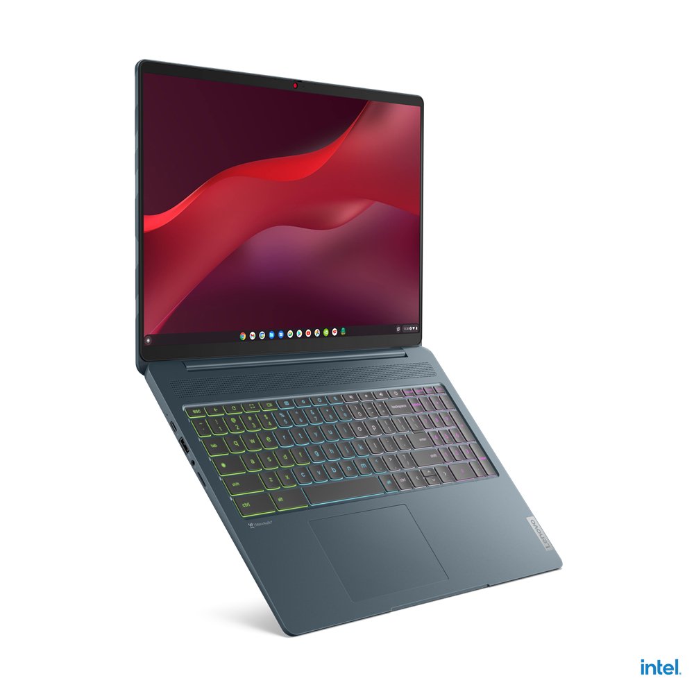 Lenovo IdeaPad 5 16IAU7 (Gaming) Intel® Core™ i5 i5-1235U Chromebook 40.6 cm (16") 2.5K 8 GB LPDDR4x-SDRAM 512 GB SSD Wi-Fi 6E (802.11ax) ChromeOS UK English Blue