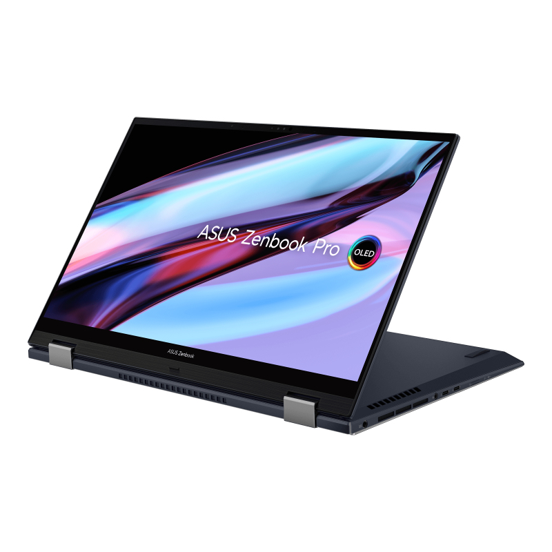 ASUS Zenbook Pro 15 Flip OLED UP6502ZD-M8023W laptop Intel® Core™ i7 i7-12700H Hybrid (2-in-1) 39.6 cm (15.6") Touchscreen 2.8K 16 GB LPDDR5-SDRAM 1 TB SSD Intel Arc A370M Wi-Fi 6E (802.11ax) Windows 11 Home Black - Image 2