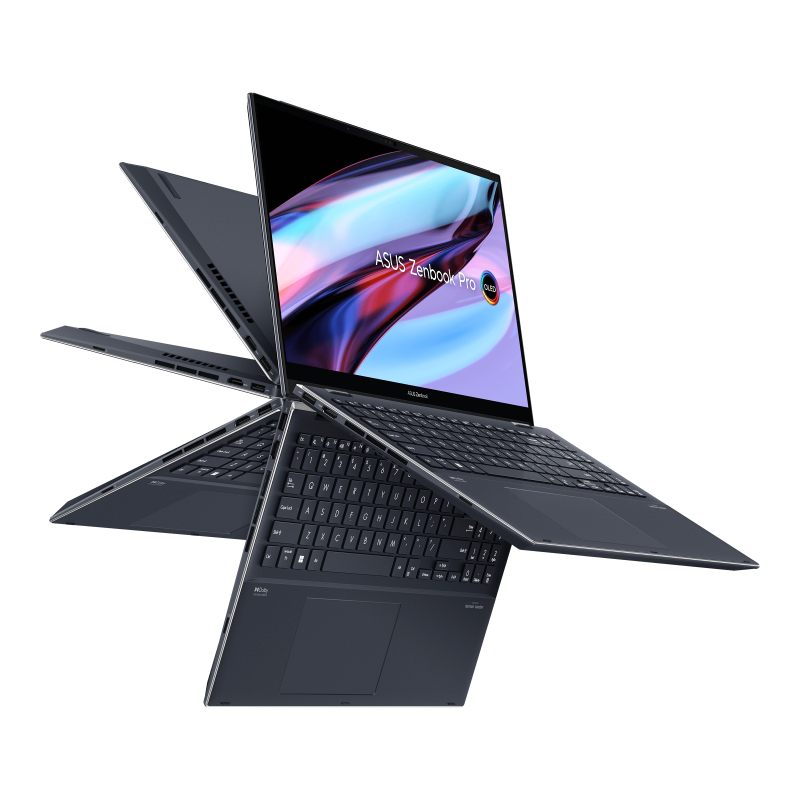 ASUS Zenbook Pro 15 Flip OLED UP6502ZD-M8023W laptop Intel® Core™ i7 i7-12700H Hybrid (2-in-1) 39.6 cm (15.6") Touchscreen 2.8K 16 GB LPDDR5-SDRAM 1 TB SSD Intel Arc A370M Wi-Fi 6E (802.11ax) Windows 11 Home Black - Image 7