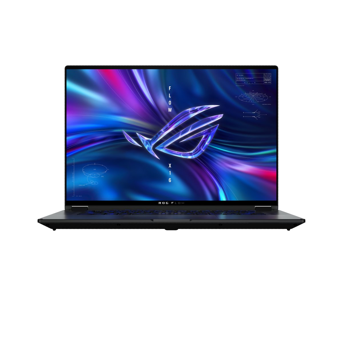 ASUS ROG Flow X16 GV601VI-NL016W Intel® Core™ i9 i9-13900H Hybrid (2-in-1) 40.6 cm (16") Touchscreen WQXGA 32 GB DDR5-SDRAM 1 TB SSD NVIDIA GeForce RTX 4070 Wi-Fi 6E (802.11ax) Windows 11 Home Black