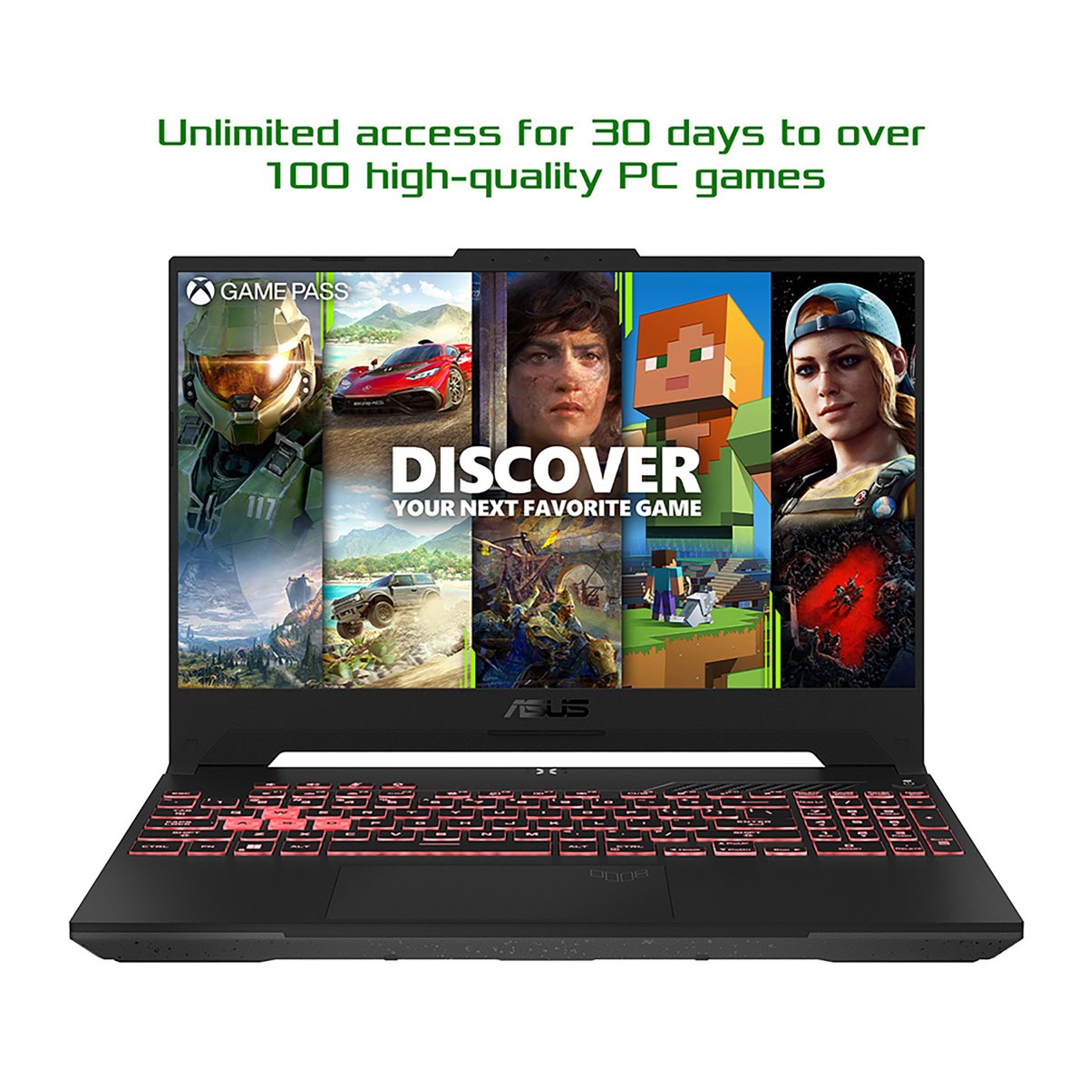 ASUS TUF Gaming A15 FA507NV-LP025W AMD Ryzen™ 5 7535HS Laptop 39.6 cm (15.6") Full HD 16 GB DDR5-SDRAM 512 GB SSD NVIDIA GeForce RTX 4060 Wi-Fi 6 (802.11ax) Windows 11 Home Black, Grey - Image 2