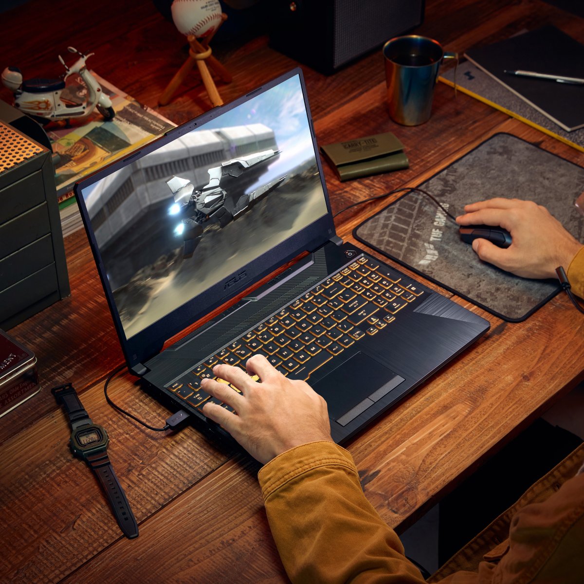 ASUS TUF Gaming A15 FA506NCR-HN015W AMD Ryzen™ 7 7435HS Laptop 39.6 cm (15.6") Full HD 16 GB DDR5-SDRAM 1 TB SSD NVIDIA GeForce RTX 3050 Wi-Fi 6 (802.11ax) Windows 11 Home Black - Image 11