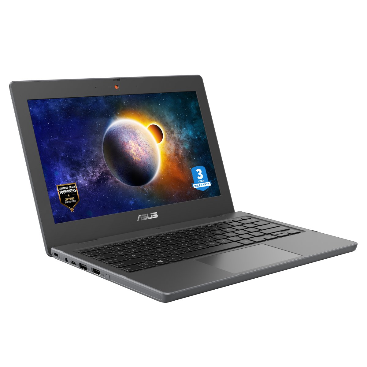 ASUS BR1100C-C1XA-3Y Intel® Celeron® N N4500 Laptop 29.5 cm (11.6") HD 4 GB DDR4-SDRAM 128 GB eMMC Wi-Fi 6 (802.11ax) Windows 11 Pro Academic Grey - Image 4