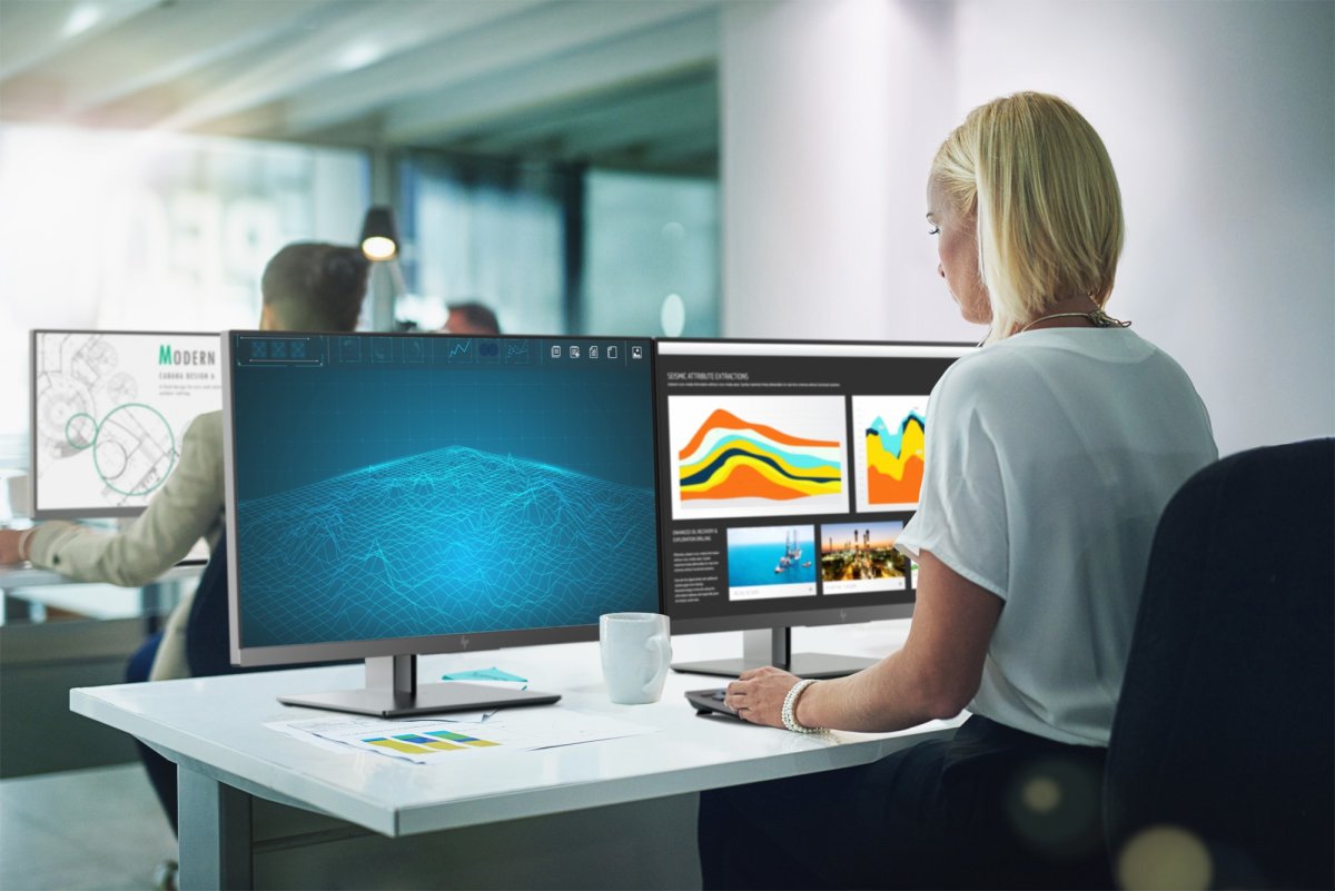 HP Z27n G2 computer monitor 68.6 cm (27") 2560 x 1440 pixels Quad HD LED Silver - Image 4