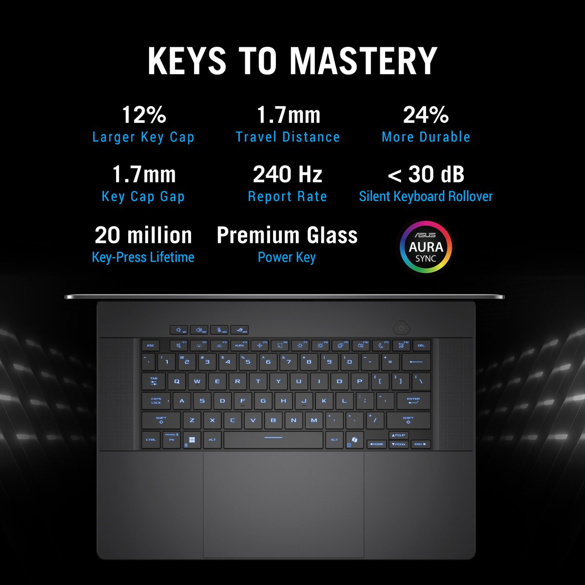 ASUS ROG Zephyrus G16 GU605CR-QR102W Intel Core Ultra 9 285H Laptop 40.6 cm (16") 2.5K 32 GB LPDDR5x-SDRAM 1 TB SSD NVIDIA GeForce RTX 5070 Ti Wi-Fi 7 (802.11be) Windows 11 Home Grey - Image 10