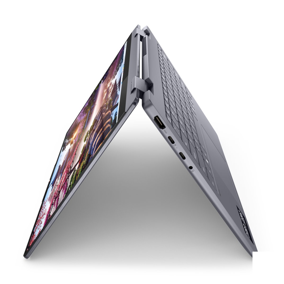 Lenovo IdeaPad 5 2-in-1 14AKP10 Copilot+ PC AMD Ryzen™ AI 5 340 Hybrid (2-in-1) 35.6 cm (14") Touchscreen WUXGA 16 GB LPDDR5x-SDRAM 256 GB SSD Wi-Fi 7 (802.11be) Windows 11 Home English Grey - Image 16