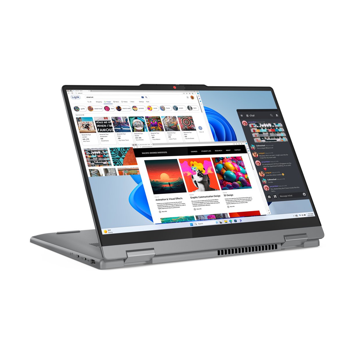 Lenovo IdeaPad 5 2-in-1 14IRH9 Intel® Core™ i7 i7-13620H Hybrid (2-in-1) 35.6 cm (14") Touchscreen WUXGA 16 GB LPDDR5x-SDRAM 1 TB SSD Wi-Fi 6 (802.11ax) Windows 11 Home UK English Grey - Image 9