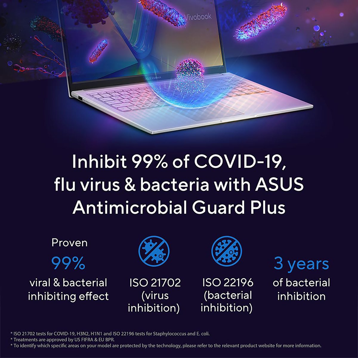 ASUS Vivobook 15 X1504VA-BQ4581W Intel Core 3 100U Laptop 39.6 cm (15.6") Full HD 8 GB DDR5-SDRAM 128 GB SSD Wi-Fi 6 (802.11ax) Windows 11 Home Silver - Image 8