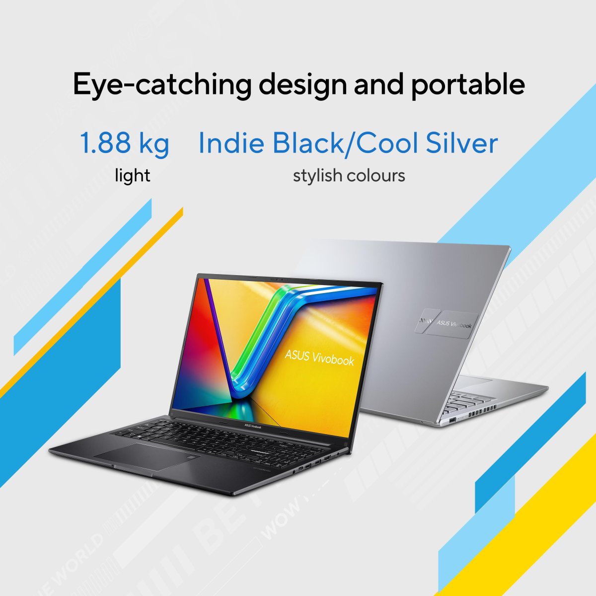 ASUS Vivobook 16 X1605ZA-MB004W Intel® Core™ i5 i5-1235U Laptop 40.6 cm (16") WUXGA 16 GB DDR4-SDRAM 512 GB SSD Wi-Fi 6 (802.11ax) Windows 11 Home Silver - Image 22