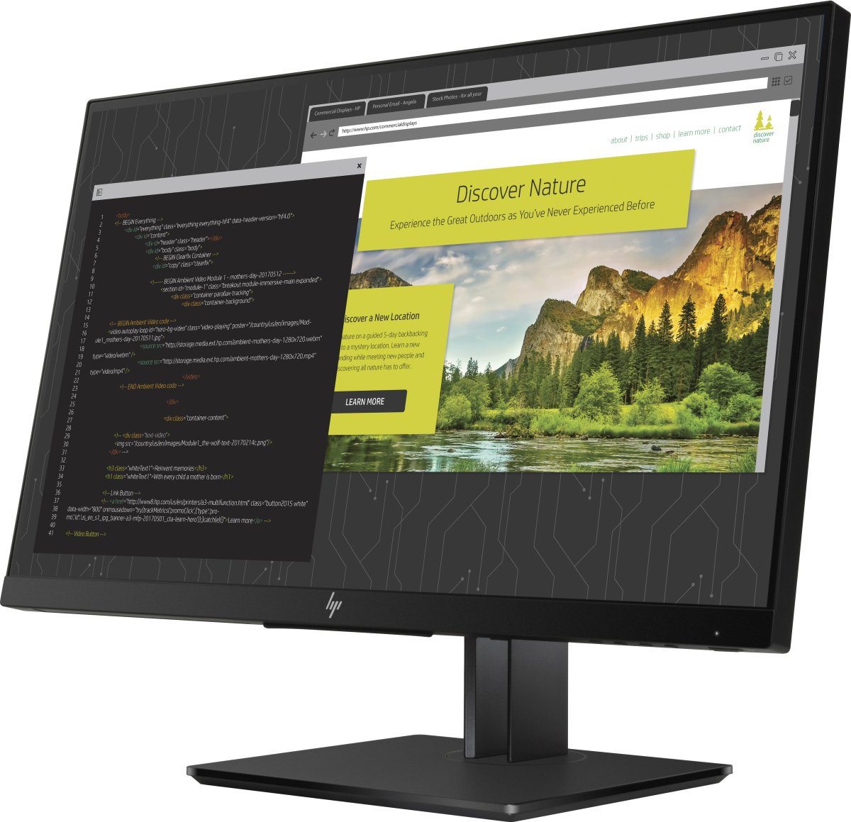 HP Z24nf G2 computer monitor 60.5 cm (23.8") 1920 x 1080 pixels Full HD LED Black - Image 2
