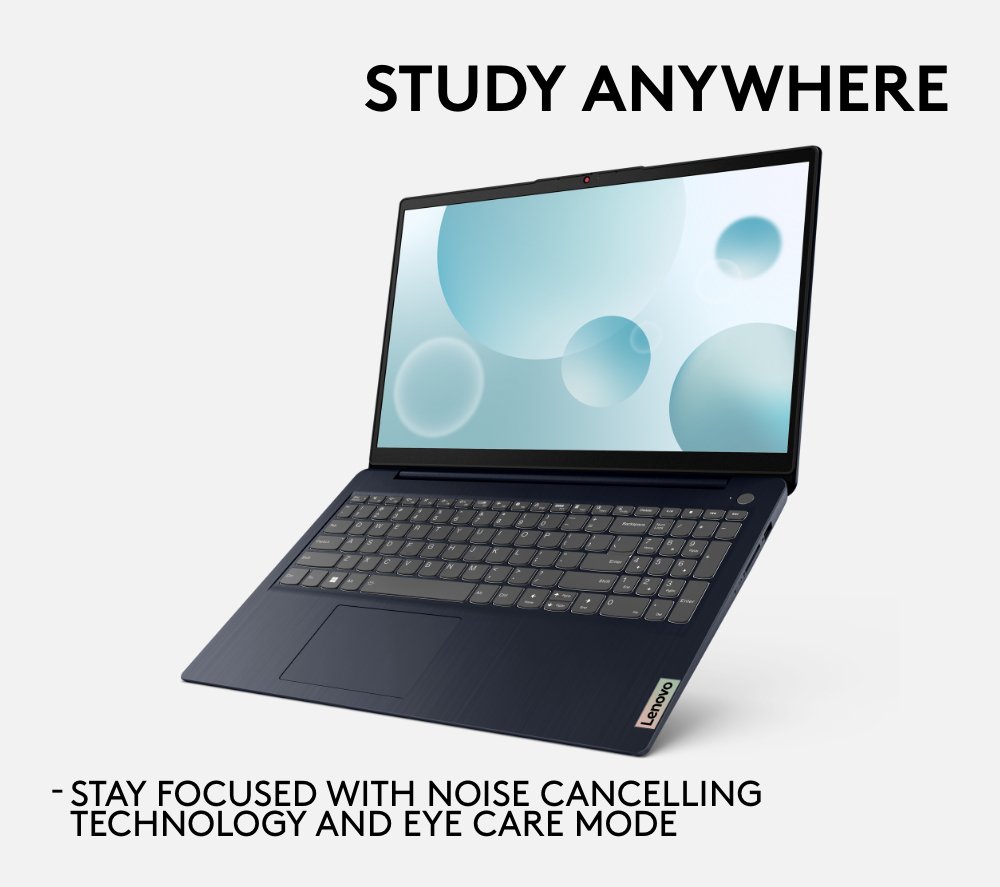 Lenovo IdeaPad 3 15IAU7 Intel® Core™ i7 i7-1255U Laptop 39.6 cm (15.6") Full HD 16 GB DDR4-SDRAM 512 GB SSD Wi-Fi 6 (802.11ax) Windows 11 Home UK English Blue - Image 7