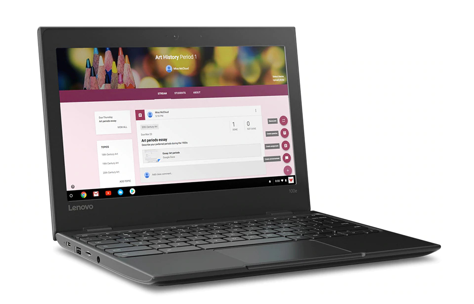 Lenovo 100e Chromebook 2nd Gen Intel® Celeron® N N4020 29.5 cm (11.6") HD 4 GB LPDDR4-SDRAM 32 GB eMMC Wi-Fi 5 (802.11ac) ChromeOS Black - Image 3