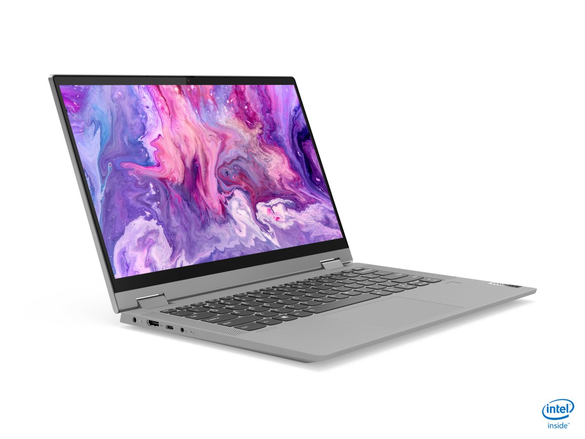 Lenovo IdeaPad Flex 5 14IIL05 Intel® Core™ i7 i7-1065G7 Hybrid (2-in-1) 35.6 cm (14") Touchscreen Full HD 8 GB DDR4-SDRAM 512 GB SSD Wi-Fi 6 (802.11ax) Windows 10 Home in S mode Grey, Platinum - Image 10