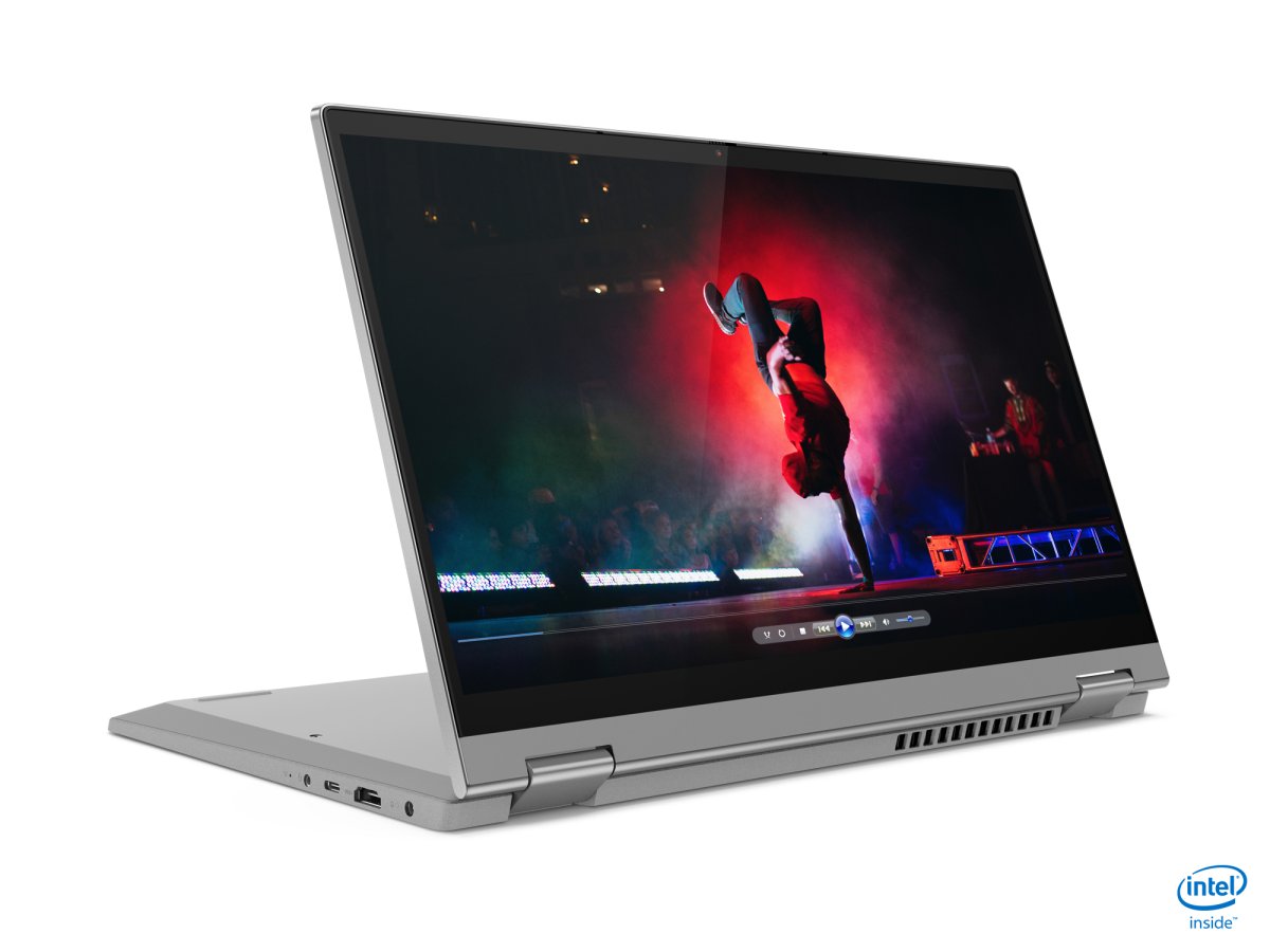Lenovo IdeaPad Flex 5 14IIL05 Intel® Core™ i7 i7-1065G7 Hybrid (2-in-1) 35.6 cm (14") Touchscreen Full HD 8 GB DDR4-SDRAM 512 GB SSD Wi-Fi 6 (802.11ax) Windows 10 Home in S mode Grey, Platinum - Image 4