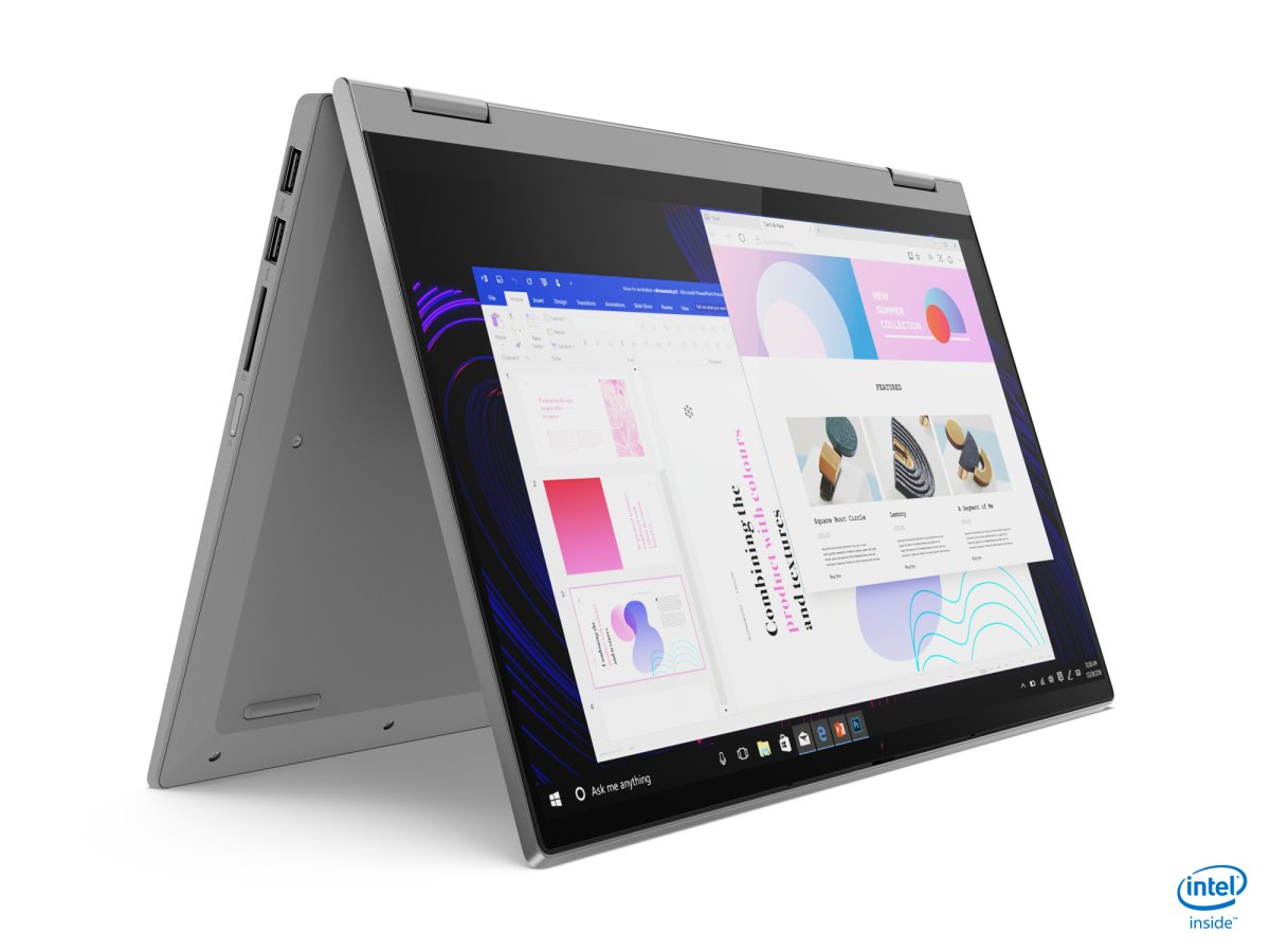 Lenovo IdeaPad Flex 5 14IIL05 Intel® Core™ i7 i7-1065G7 Hybrid (2-in-1) 35.6 cm (14") Touchscreen Full HD 8 GB DDR4-SDRAM 512 GB SSD Wi-Fi 6 (802.11ax) Windows 10 Home in S mode Grey, Platinum - Image 11
