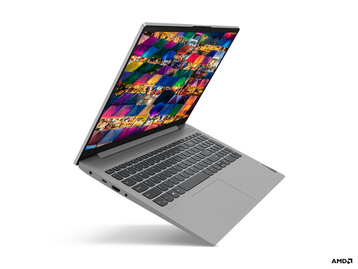 Lenovo IdeaPad 5 15ARE05 AMD Ryzen™ 7 4700U Laptop 39.6 cm (15.6") Full HD 8 GB DDR4-SDRAM 512 GB SSD Wi-Fi 6 (802.11ax) Windows 10 Home in S mode Grey, Platinum - Image 2