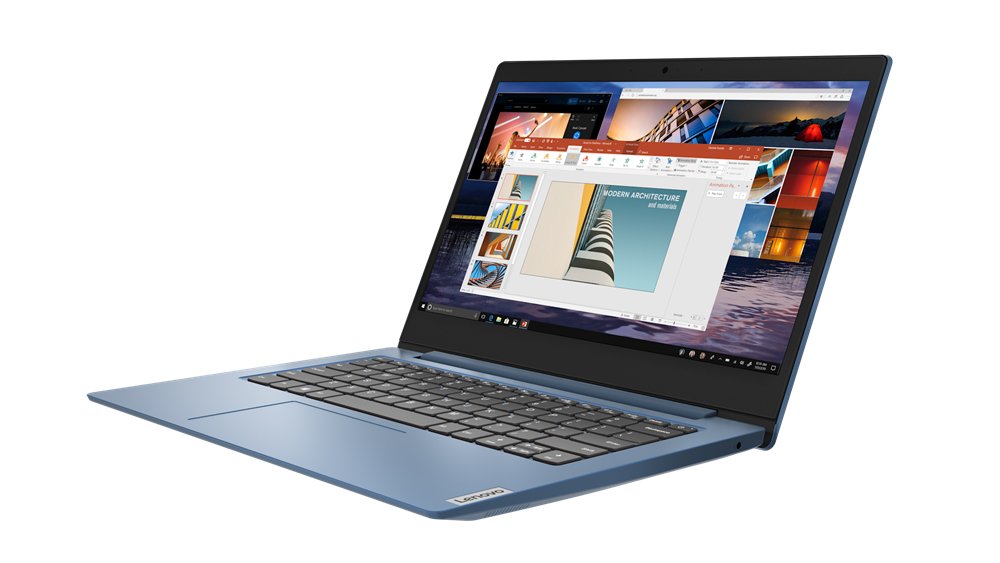 Lenovo IdeaPad 1 14ADA05 3020E Laptop 35.6 cm (14") HD 4 GB DDR4-SDRAM 64 GB eMMC Wi-Fi 5 (802.11ac) Windows 10 Home in S mode Blue
