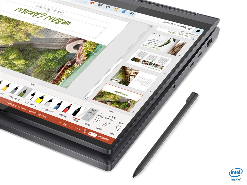Lenovo Yoga 9 15IMH5 Intel® Core™ i7 i7-10750H Hybrid (2-in-1) 39.6 cm (15.6") Touchscreen 4K Ultra HD 16 GB DDR4-SDRAM 512 GB SSD NVIDIA® GeForce® GTX 1650 Ti Wi-Fi 6 (802.11ax) Windows 10 Home Grey - Image 8