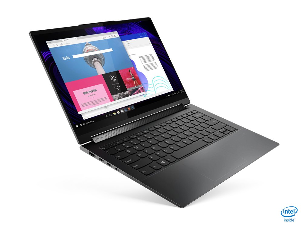 Lenovo Yoga Slim 9 14ITL5 Intel® Core™ i7 i7-1165G7 Laptop 35.6 cm (14") Touchscreen 4K Ultra HD 16 GB LPDDR4x-SDRAM 1 TB SSD Wi-Fi 6 (802.11ax) Windows 10 Home English Black - Image 2