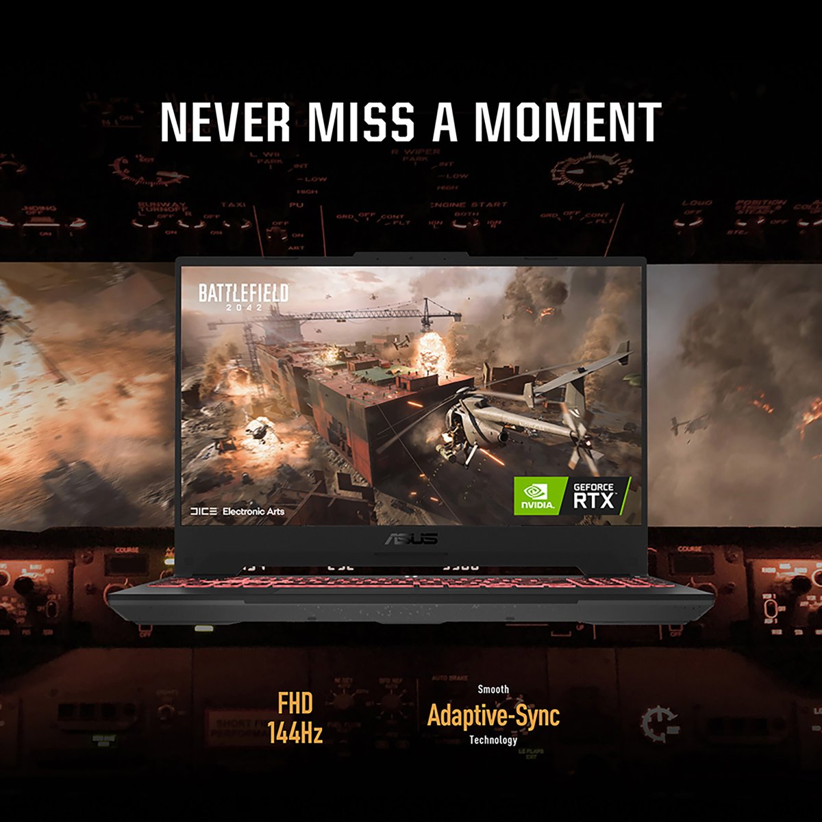 ASUS TUF Gaming A15 FA507UV-LP010W AMD Ryzen™ 9 8945H Laptop 39.6 cm (15.6") Full HD 16 GB DDR5-SDRAM 1 TB SSD NVIDIA GeForce RTX 4060 Wi-Fi 6 (802.11ax) Windows 11 Home Grey - Image 4