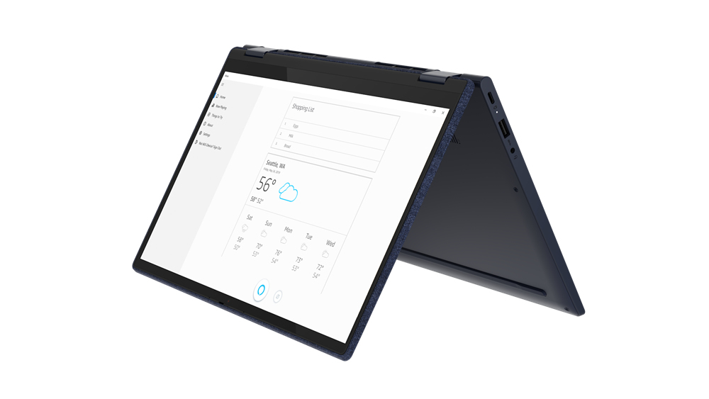 Lenovo Yoga 6 13ARE05 AMD Ryzen™ 7 4700U Hybrid (2-in-1) 33.8 cm (13.3") Touchscreen Full HD 8 GB DDR4-SDRAM 512 GB SSD Wi-Fi 6 (802.11ax) Windows 10 Home UK English Blue