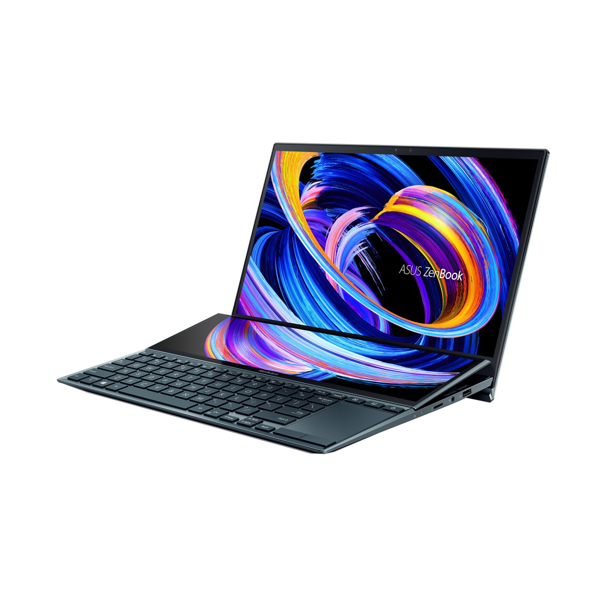 ASUS Zenbook Duo 14 UX482EGR-HY368W Intel® Core™ i7 i7-1195G7 Laptop 35.6 cm (14") Touchscreen Full HD 16 GB LPDDR4x-SDRAM 512 GB SSD NVIDIA GeForce MX450 Wi-Fi 6 (802.11ax) Windows 11 Home Blue - Image 3