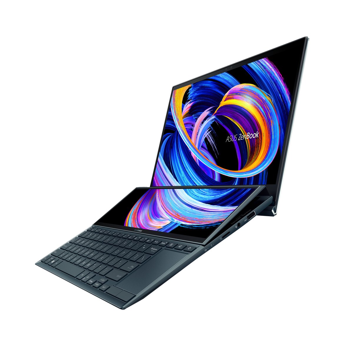 ASUS Zenbook Duo 14 UX482EGR-HY368W Intel® Core™ i7 i7-1195G7 Laptop 35.6 cm (14") Touchscreen Full HD 16 GB LPDDR4x-SDRAM 512 GB SSD NVIDIA GeForce MX450 Wi-Fi 6 (802.11ax) Windows 11 Home Blue - Image 7