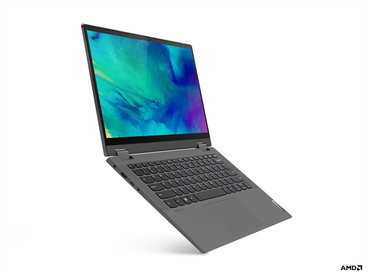 Lenovo IdeaPad Flex 5 14ALC05 AMD Ryzen™ 3 5300U Hybrid (2-in-1) 35.6 cm (14") Touchscreen Full HD 8 GB DDR4-SDRAM 256 GB SSD Wi-Fi 6 (802.11ax) Windows 11 Home UK English Graphite, Grey - Image 2