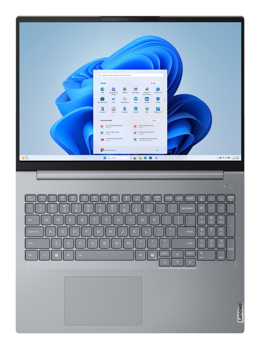 Lenovo ThinkBook 16 G8 IRL Intel® Core™ i5 i5-13420H Laptop 40.6 cm (16") WUXGA 16 GB DDR5-SDRAM 256 GB SSD Wi-Fi 6E (802.11ax) Windows 11 Pro UK English Grey - Image 14