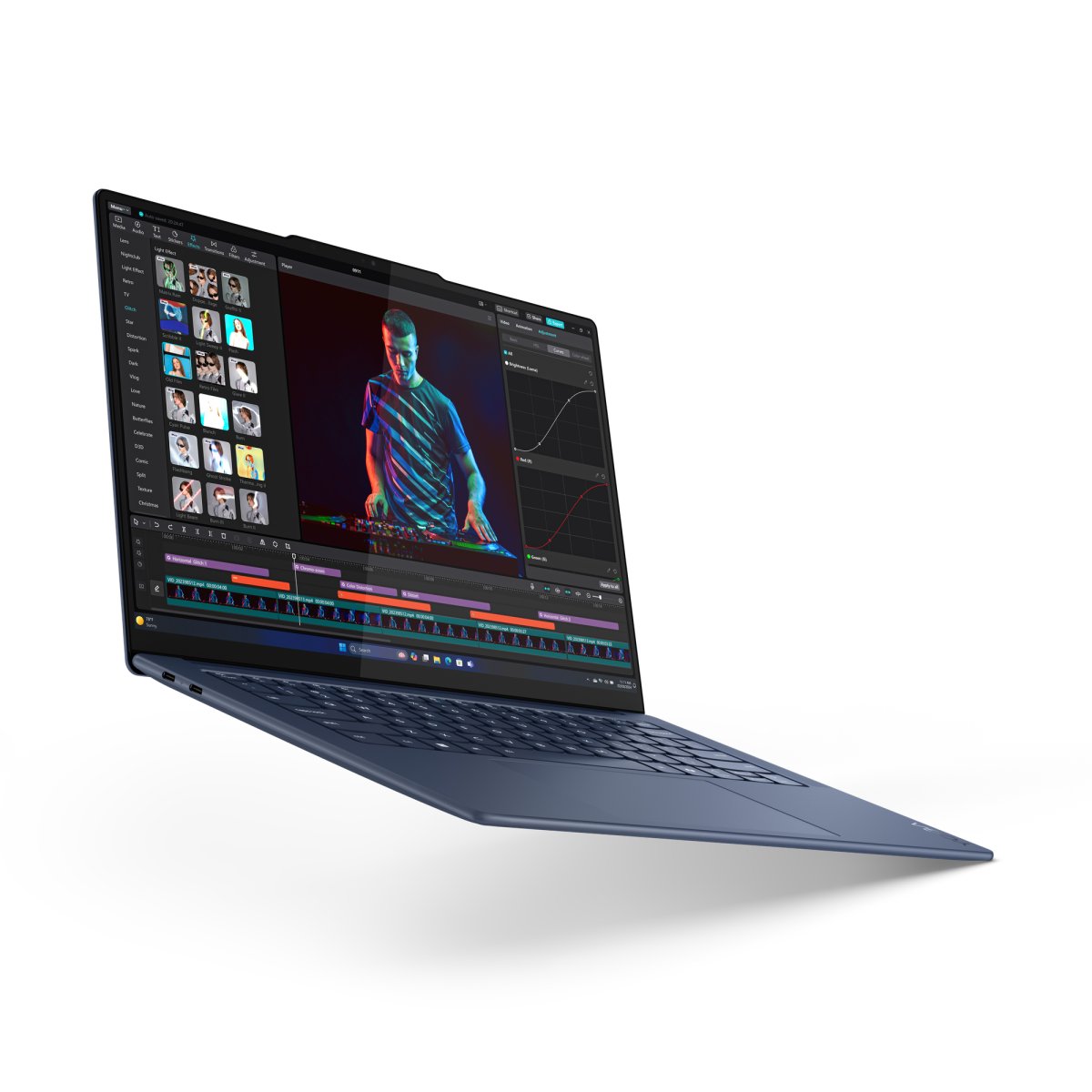 Lenovo Yoga Slim 7 14Q8X9 Copilot+ PC Snapdragon X1E-78-100 Laptop 36.8 cm (14.5") Touchscreen 3K 32 GB LPDDR5x-SDRAM 1 TB SSD Wi-Fi 7 (802.11be) Windows 11 Home English Blue - Image 11