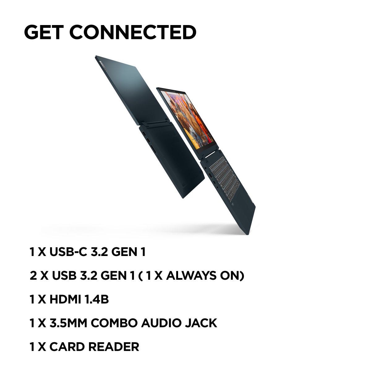 Lenovo IdeaPad Flex 5 14ITL05 Intel® Core™ i5 i5-1135G7 Hybrid (2-in-1) 35.6 cm (14") Touchscreen Full HD 8 GB DDR4-SDRAM 256 GB SSD Wi-Fi 6 (802.11ax) Windows 10 Home in S mode UK English Blue - Image 11