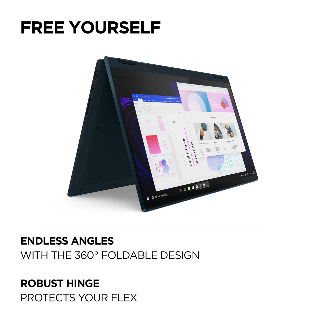 Lenovo IdeaPad Flex 5 14ITL05 Intel® Core™ i5 i5-1135G7 Hybrid (2-in-1) 35.6 cm (14") Touchscreen Full HD 8 GB DDR4-SDRAM 256 GB SSD Wi-Fi 6 (802.11ax) Windows 10 Home in S mode UK English Blue - Image 8