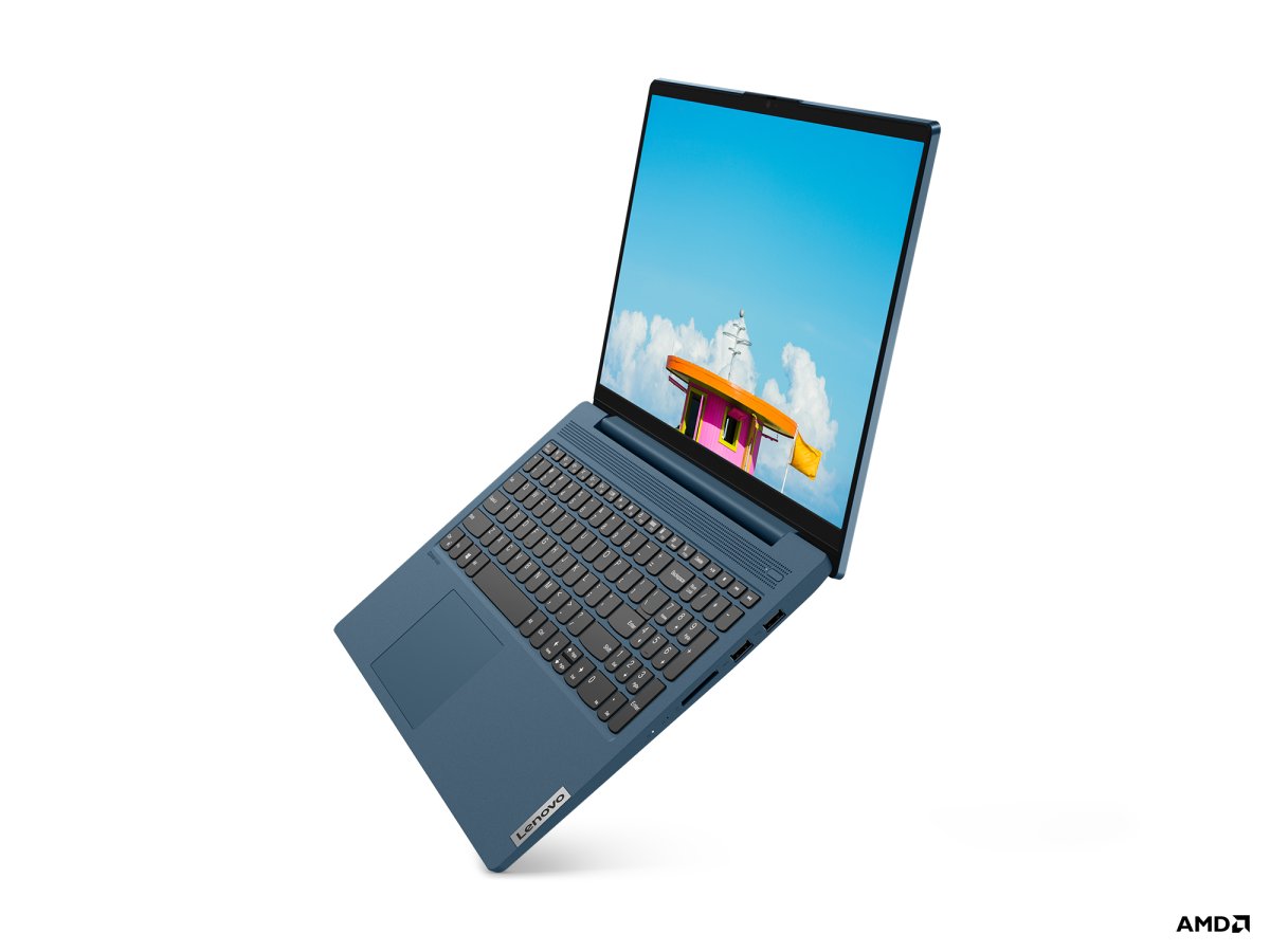Lenovo IdeaPad 5 15ALC05 AMD Ryzen™ 5 5500U Laptop 39.6 cm (15.6") Full HD 8 GB DDR4-SDRAM 256 GB SSD Wi-Fi 5 (802.11ac) Windows 11 Home in S mode UK English Blue