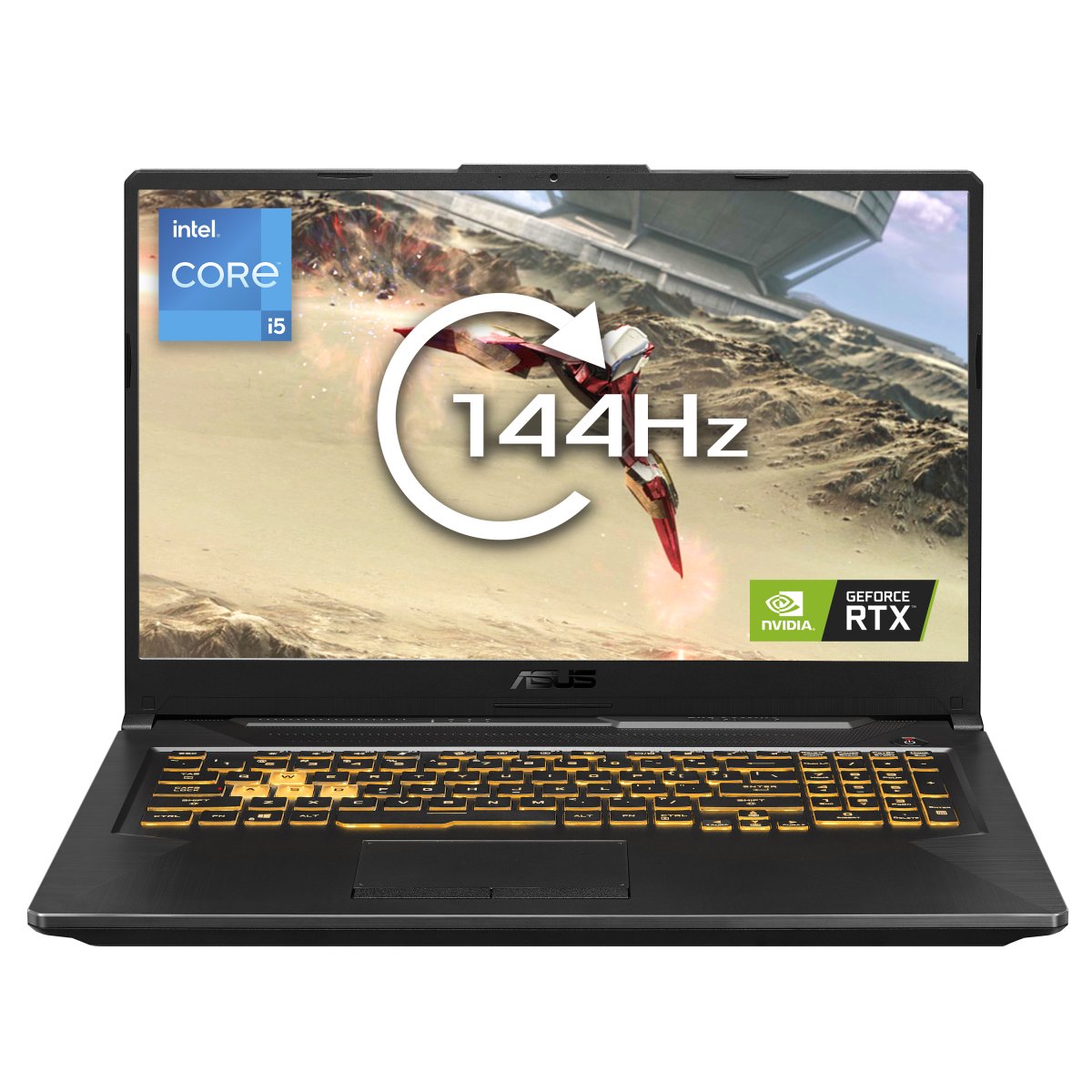 ASUS TUF Gaming F17 FX706HEB-HX089W Intel® Core™ i5 i5-11400H Laptop 43.9 cm (17.3") Full HD 16 GB DDR4-SDRAM 512 GB SSD NVIDIA GeForce RTX 3050 Ti Wi-Fi 6 (802.11ax) Windows 11 Home Grey - Image 15