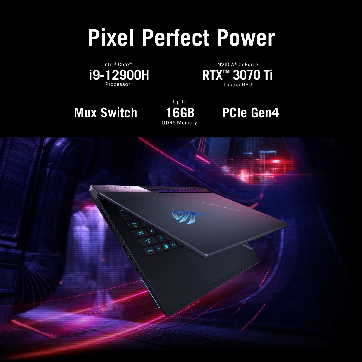ASUS ROG Strix SCAR 15 G533ZW-LN148W Intel® Core™ i9 i9-12900H Laptop 39.6 cm (15.6") Wide Quad HD 16 GB DDR5-SDRAM 2 TB SSD NVIDIA GeForce RTX 3070 Ti Wi-Fi 6E (802.11ax) Windows 11 Home Black - Image 10