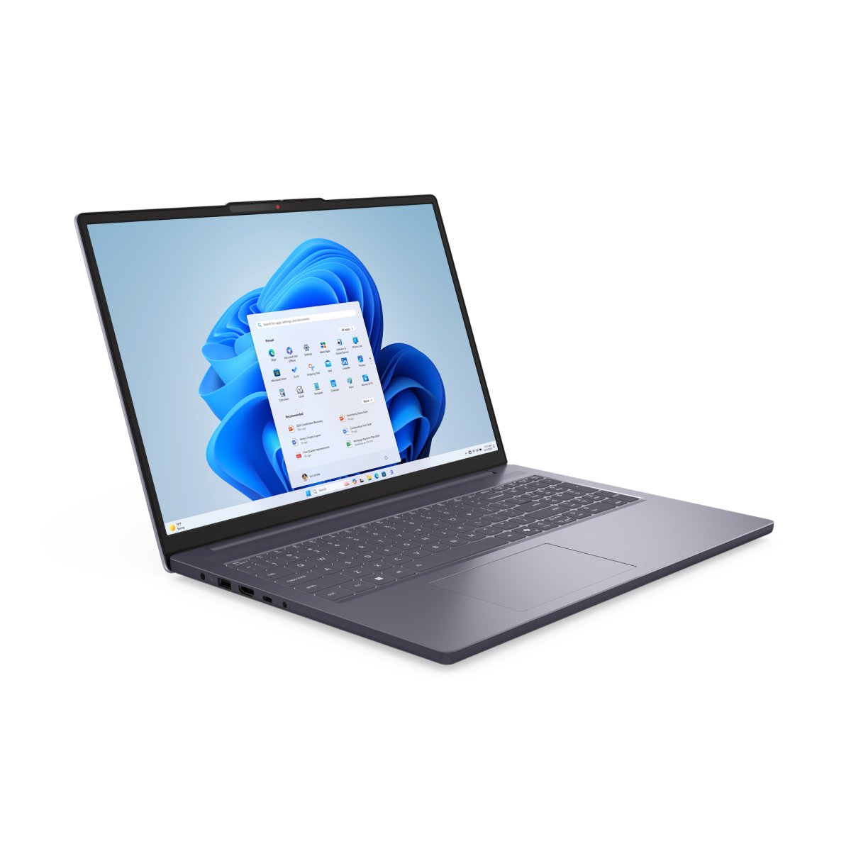 Lenovo IdeaPad Slim 3 16ARP10 AMD Ryzen™ 5 Laptop 40.6 cm (16") WUXGA 8 GB DDR5-SDRAM 512 GB SSD Wi-Fi 7 (802.11be) Windows 11 Home in S mode English Grey - Image 7