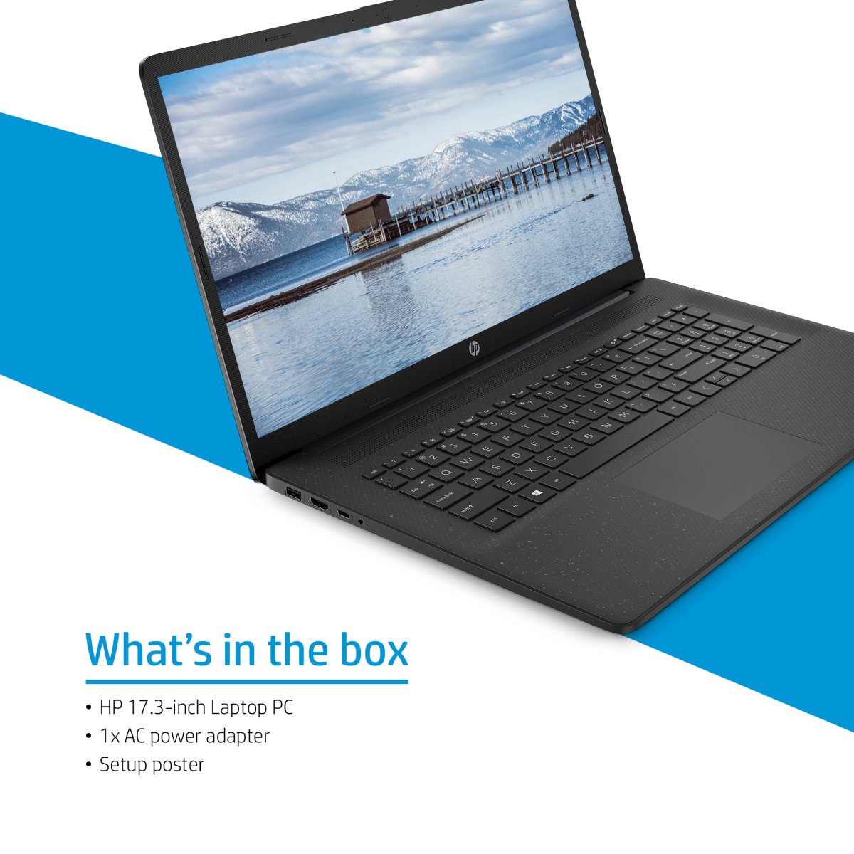 HP 17-cn0104na Intel® Pentium® Silver N5030 Laptop 43.9 cm (17.3") Full HD 4 GB DDR4-SDRAM 128 GB SSD Wi-Fi 5 (802.11ac) Windows 11 Home in S mode Black - Image 6