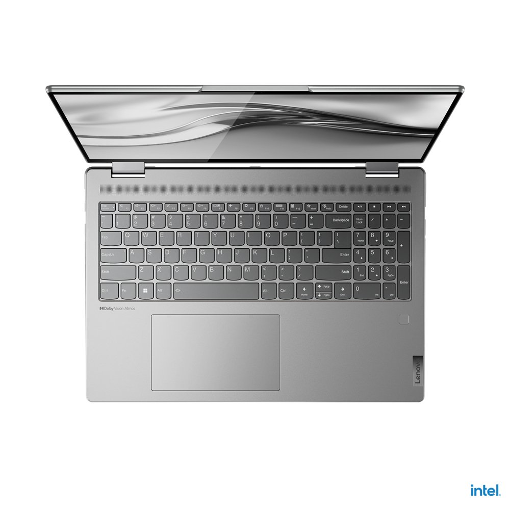 Lenovo Yoga 7 16IAP7 Intel® Core™ i7 i7-1260P Hybrid (2-in-1) 40.6 cm (16") Touchscreen 2.5K 16 GB LPDDR5-SDRAM 512 GB SSD Wi-Fi 6E (802.11ax) Windows 11 Home UK English Grey - Image 5