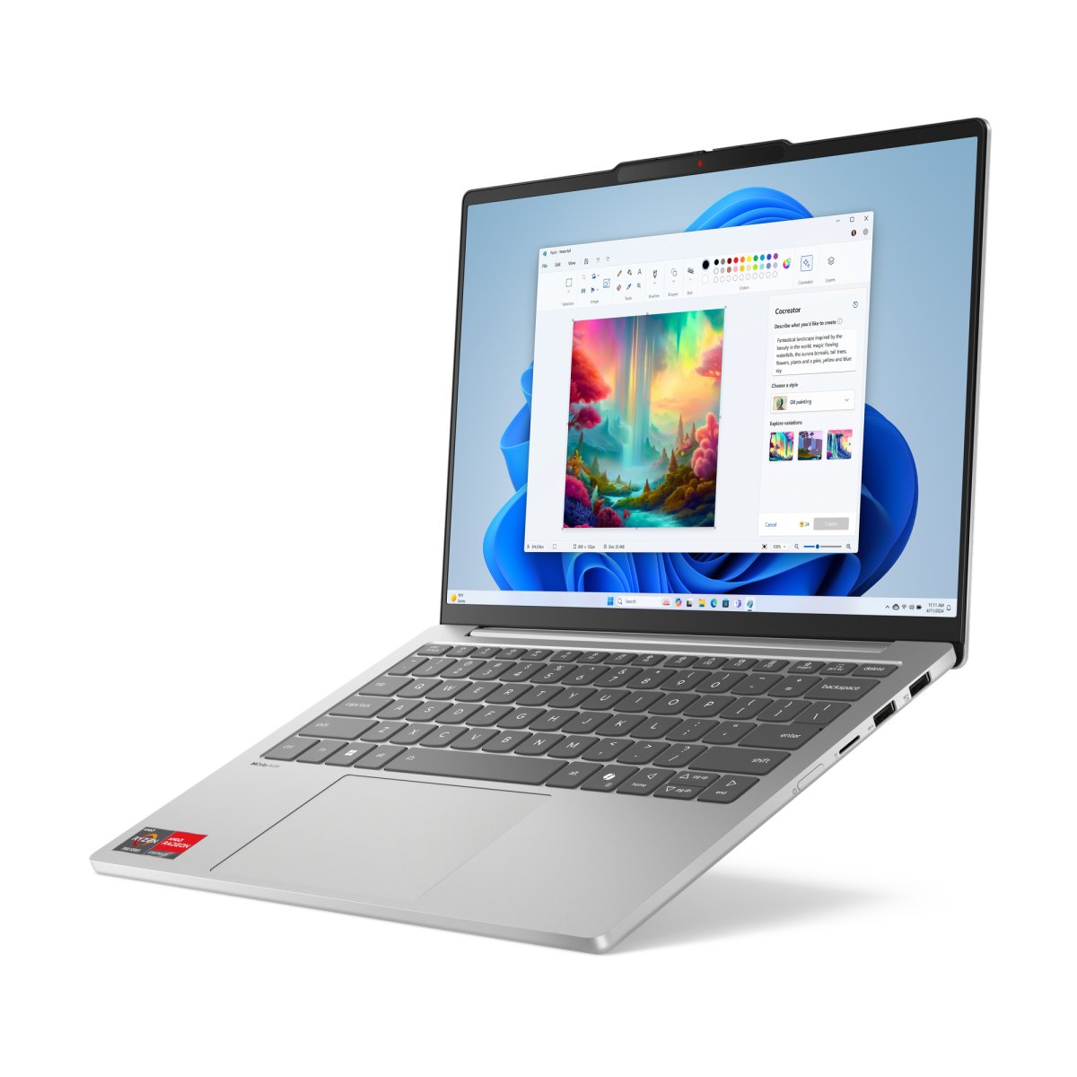 Lenovo IdeaPad Slim 5 13ARP10 AMD Ryzen™ 7 7735HS Laptop 33.8 cm (13.3") WUXGA 16 GB LPDDR5x-SDRAM 512 GB SSD Wi-Fi 6E (802.11ax) Windows 11 Home English Grey - Image 12
