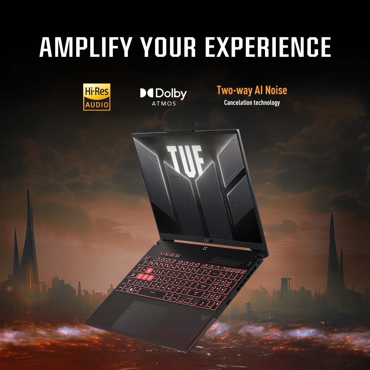ASUS TUF Gaming A16 FA607PV-RL124W AMD Ryzen™ 9 7940HX Laptop 40.6 cm (16") WUXGA 16 GB DDR5-SDRAM 1 TB SSD NVIDIA GeForce RTX 4060 Wi-Fi 6 (802.11ax) Windows 11 Home Black, Grey - Image 12