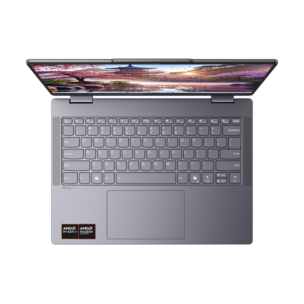 Lenovo IdeaPad 5 2-in-1 14AKP10 Copilot+ PC AMD Ryzen™ AI 5 340 Hybrid (2-in-1) 35.6 cm (14") Touchscreen WUXGA 16 GB LPDDR5x-SDRAM 256 GB SSD Wi-Fi 7 (802.11be) Windows 11 Home English Grey - Image 3