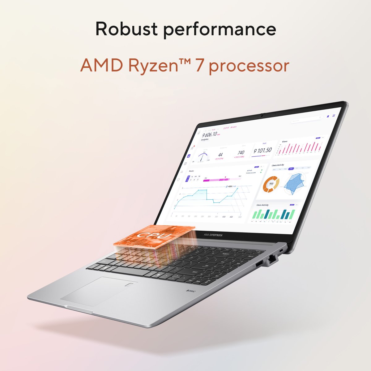 ASUS ExpertBook P1 PM1503CD-R731X AMD Ryzen™ 7 7735HS Laptop 39.6 cm (15.6") Full HD 32 GB DDR5-SDRAM 1 TB SSD Wi-Fi 6 (802.11ax) Windows 11 Pro Grey - Image 15