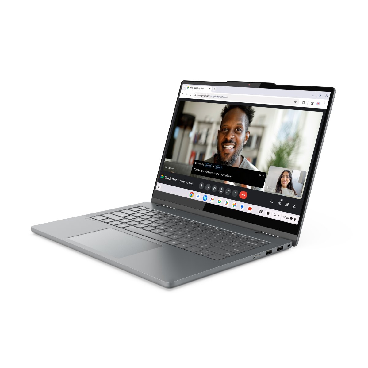 Lenovo Chrome 2in1 14ITN10 Intel® N N355 Chromebook 35.6 cm (14") Touchscreen WUXGA 8 GB LPDDR5-SDRAM 256 GB UFS Wi-Fi 6E (802.11ax) ChromeOS English Grey - Image 6