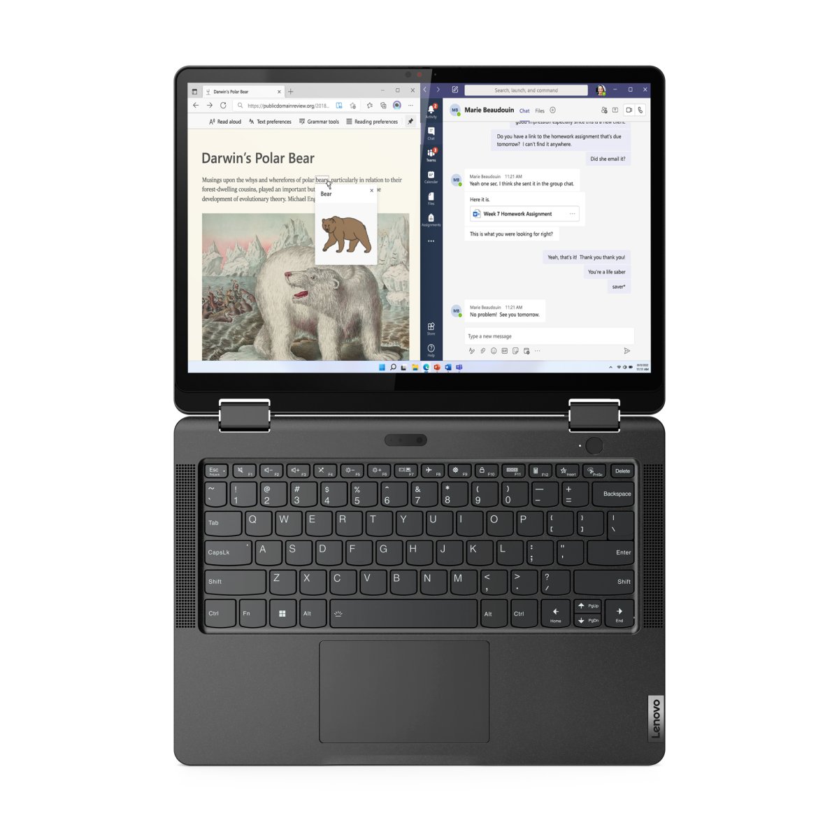 Lenovo 13w Yoga Gen 2 13.3" AMD Ryzen 5 Windows 11 Pro 2-in-1 Laptop - Image 10