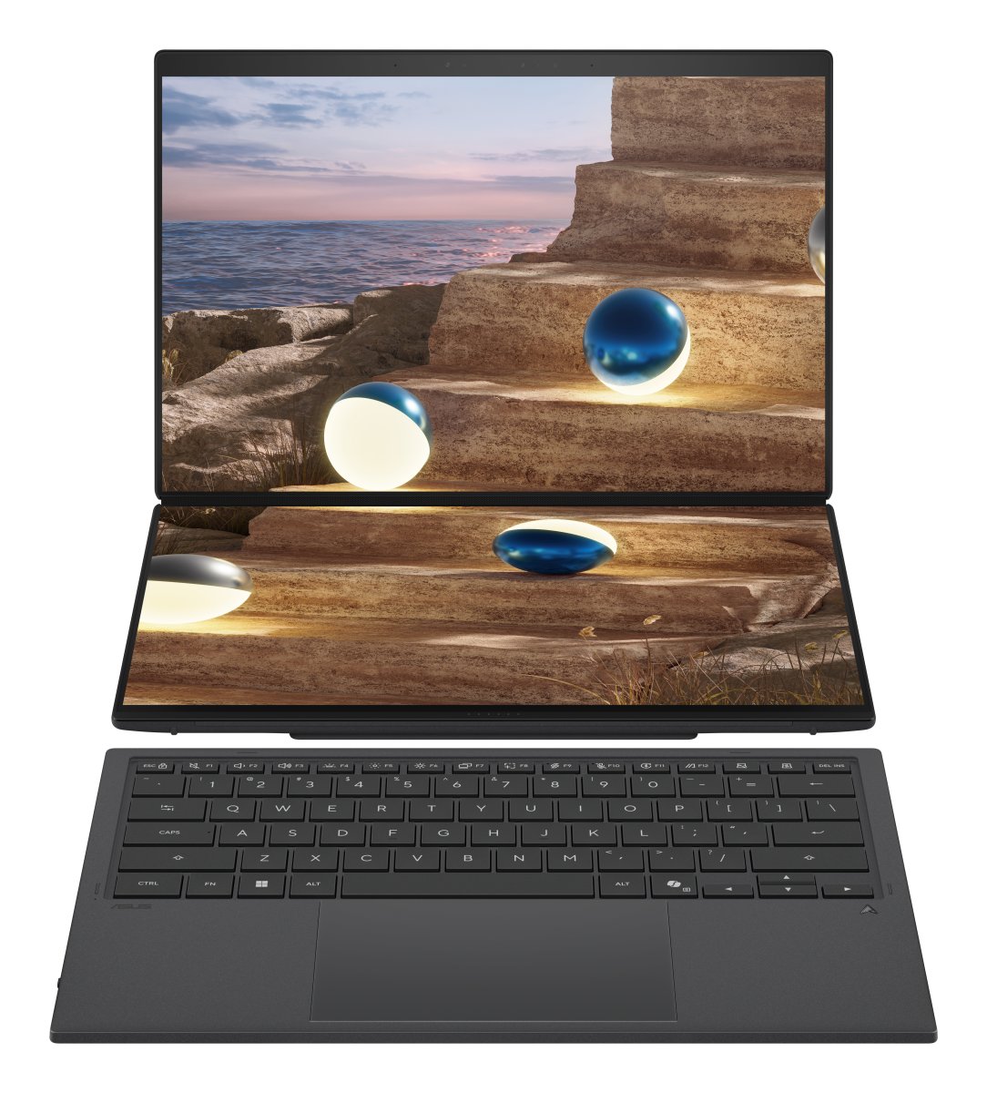 ASUS Zenbook Duo UX8407AA-SN102W Intel Core Ultra X9 388H Laptop 35.6 cm (14") Touchscreen 3K 32 GB LPDDR5x-SDRAM 1 TB SSD Wi-Fi 7 (802.11be) Windows 11 Home Grey - Image 8