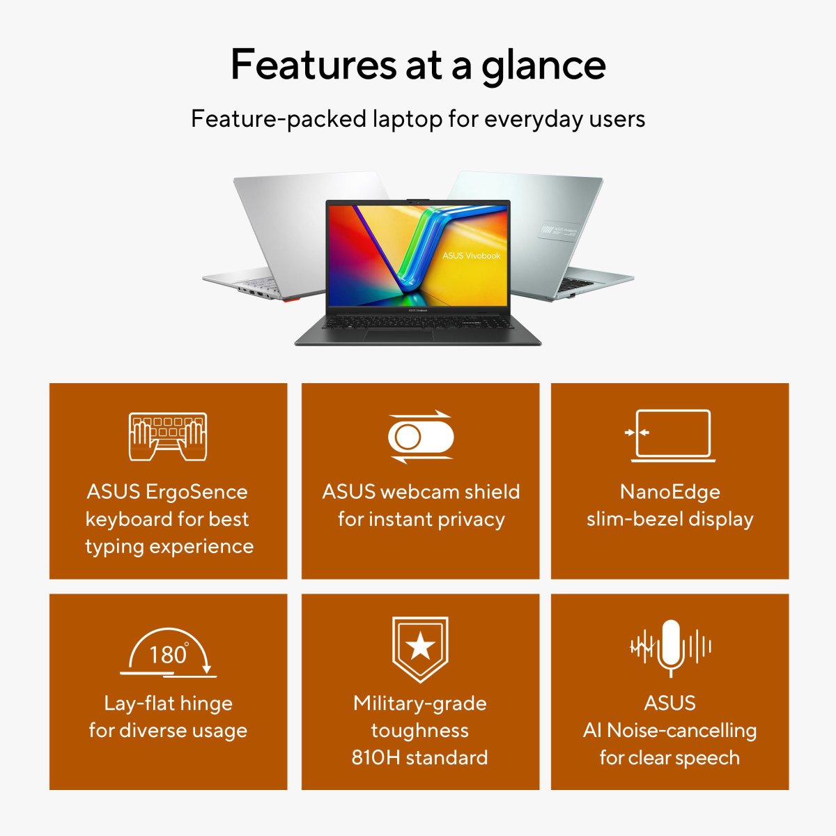 ASUS Vivobook Go 15 E1504GA-BQ979WS Intel® N N100 Laptop 39.6 cm (15.6") Full HD 4 GB DDR4-SDRAM 128 GB UFS Wi-Fi 6E (802.11ax) Windows 11 Home in S mode Silver - Image 9