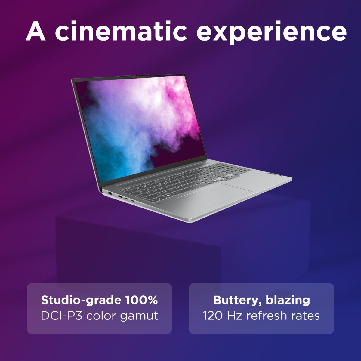 Lenovo IdeaPad Pro 5 16IMH9 Intel Core Ultra 7 155H Laptop 40.6 cm (16") 2K 16 GB LPDDR5x-SDRAM 512 GB SSD NVIDIA GeForce RTX 4050 Wi-Fi 6E (802.11ax) Windows 11 Home UK English Grey - Image 8