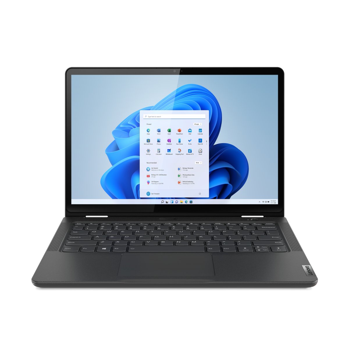 Lenovo Yoga 13w AMD Ryzen™ 5 5625U Hybrid (2-in-1) 33.8 cm (13.3") Touchscreen WUXGA 8 GB DDR4-SDRAM 256 GB SSD Wi-Fi 6 (802.11ax) Windows 11 Pro UK International Black