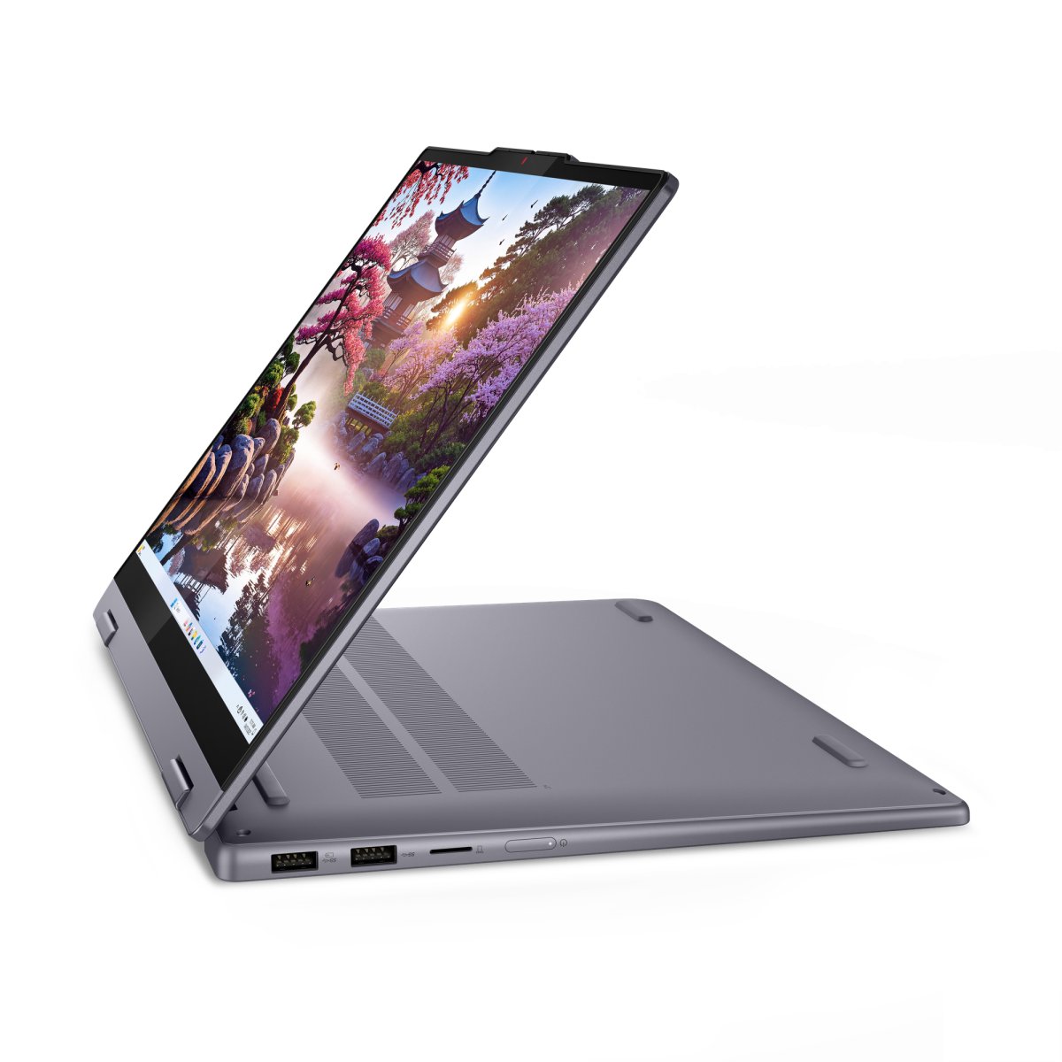 Lenovo IdeaPad 5 2-in-1 14AKP10 Copilot+ PC AMD Ryzen™ AI 5 340 Hybrid (2-in-1) 35.6 cm (14") Touchscreen WUXGA 16 GB LPDDR5x-SDRAM 256 GB SSD Wi-Fi 7 (802.11be) Windows 11 Home English Grey - Image 15
